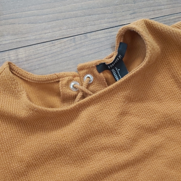 Mustard Dress with tie up back! - Picture 3 of 3